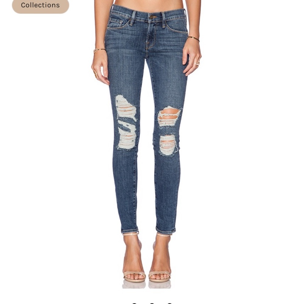 FRAME Denim Le Skinny De Jeanne in Seville